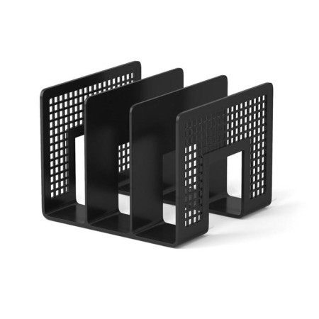 Paper tray vertical, 3 compartments, Erichkrause, black