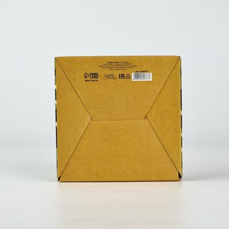 Box - Penal, Gift packaging, “From February 23!”, 15 x 15 x 7 cm-3