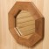 Octagonal mirror "Sota" thermo, 48x48x3