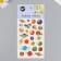 Plastic Plastic sticker with gold 10.2x20.5 cm