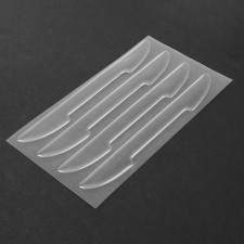 Door lining, 15 × 1.7 cm, anti -shock, transparent, set 4 pcs