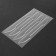 Door lining, 15 × 1.7 cm, anti -shock, transparent, set 4 pcs