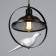 Bayerlux lamp "Bird" E27 40W black and white 25x30x30 cm