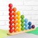 Pyramid "Abaka Rainbow with balls", ball: 3.2 cm