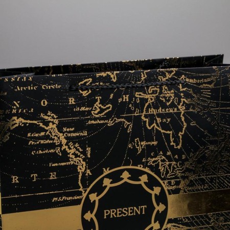 Gift laminated vertical, packaging, Gold Present, M 26 x 30 x 9 cm-3