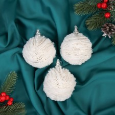 Set of balls plastic D-8 cm, 3 pcs 