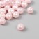 Beads for creativity plastic "Direct pink" set of 20 g d = 0.8 cm