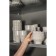 Guzzini Tiffany glass, 510 ml, gray-beige color