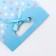 Gift box-package, packaging with a cut pen, "celestial balls", 12 x 6 x 16 cm