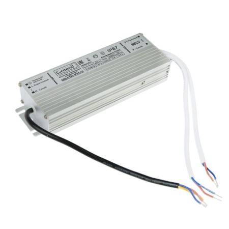 General power supply for 12 V LED tape, 150 watts, IP67