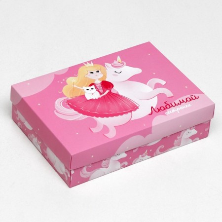 Gift box team "Sister", 21 x 15 x 5.7 cm set 5 pcs-1