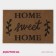 The rug giving moisture -drinking share Sweet Home, without edging, 40 × 60 cm, brown color