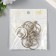 The base for the armor is a ring flat metal with a chain silver 3.2x3.2 cm set 12 pcs