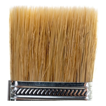 Brush flat bison 4-01011-050, natural bristles, plastic pen, 50mm-1
