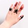 Carnival ring "insects", set of 12 pieces, types of mix