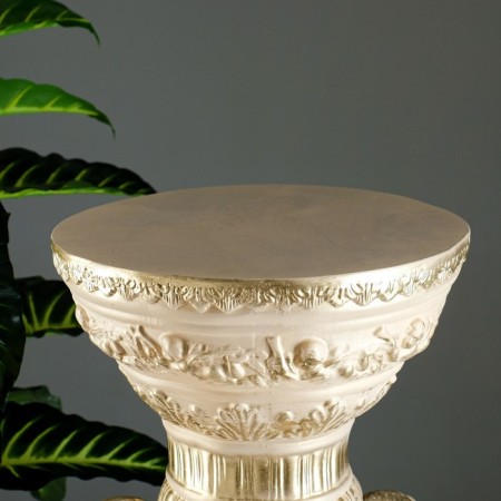 Column "Three Angels" ivory, 49x46x88 cm-3