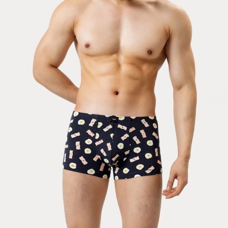 Panties men's boxers, dark gray color, size 48 (m)