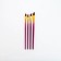 Drawing brush set 4 pcs. Synthetics flat No. 4.6,8,10 "Dali"