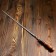 Shampoo with a wooden handle, working length - 50 cm, width - 10 mm, thickness - 3 mm with a pattern