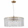 Suspended EVOLUCE lamp. Sle283203-06. Rida. 6x40 watts, E27, 55x55x22 cm, golden color