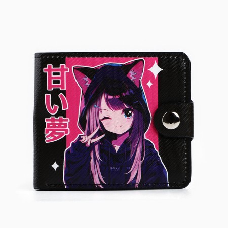 The wallet-book "Anime", 11x9.5x2 cm-1