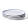 ARYA Home Stoneware, D = 20.8 cm, 4 pcs, Blue color.