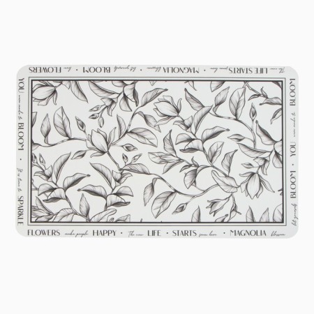 Bathroom mat Ethel "Magnolia", 48x78 cm-1