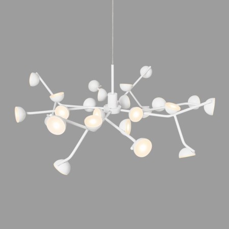 Suspended chandelier Mantra Adn, Led, 3960lm, 3000k, 350 mm, matte white color-5