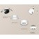 A set of built -in rotary lamp Ambrella Light, Techno, XM8101502, color white sand