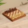 Board game 2V1 (chess + backgammon), board 20x20 cm, woods shisham