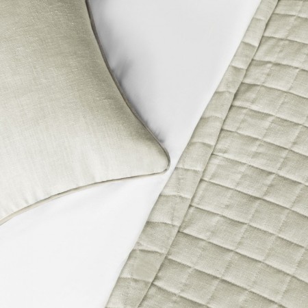 Konni set: cover 230 x 250 cm, pillowcase 45 x 45 cm - 2 pcs, beige color-3