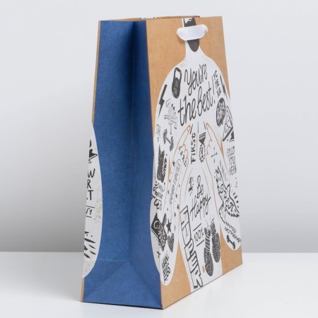 Package Gift Craft Vertical, Packaging, "You’re the Best", M 26 x 30 x 9 cm-1