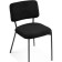 Stol on a metal frame Metal/Buyer fabric, black/black 48x555x77 cm