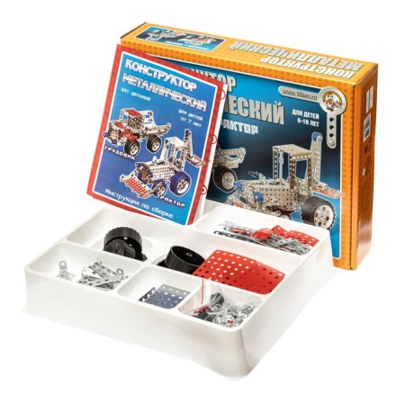 Metal designer "Truck and Tractor", 345 elements-2