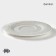 Porcelain saucer Magistro rodos, d = 15.4 cm, white color
