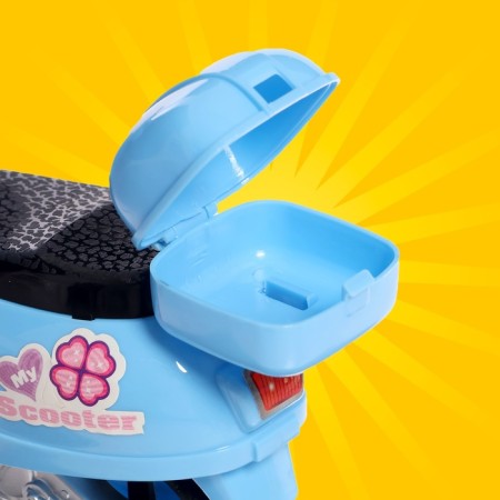 Masha doll with a moped and accessories, mix-7