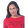 Women's costume PEOPLE WHY LOVE, size 46, red color