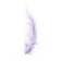 A set of feathers for decor, set of 10 pcs., Size 1 pc: 10 × 2 cm, color powder mix
