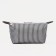 Cosmetic bag with lightning, black/white color