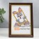 Photo frame plastic 10x15 cm 1526 Brown with gold