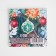 Happy New Year postcard, Botany, 7 x 7 cm, New Year