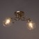 Aleste chandelier 2x60W E27 gold 46x15x23cm