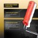 Decorative tundra roller, rubber, "craquelure", handle d = 6 mm, 180 mm