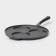 Flying pan, cast iron, d = 19.5 cm, cast-iron handle, black color