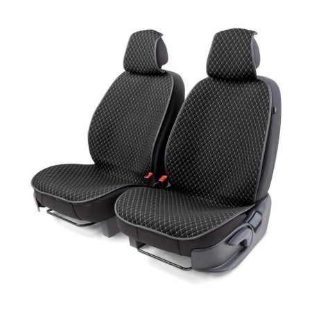 Front seats Carperformance, 2 pcs, Fiberflax (soft flax), rhombus, black-gray