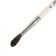 Round Brush No. 4 (clip diameter 4 mm; hair length 18 mm), wooden handle, calligrata