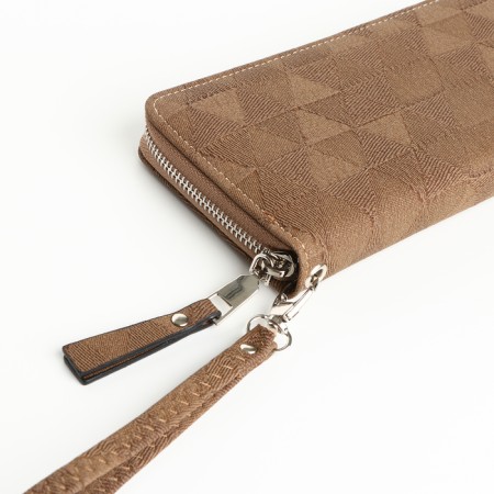 Women's wallet with lightning, brown color-2