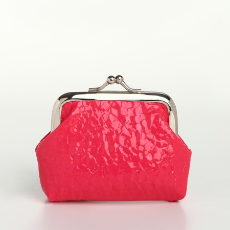 Women's wallet on the farmar, pink color-1