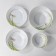 Service table porcelain "Dragonfly", 37 items, 2 types of plates
