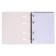 Notebook on 4 rings A5, 80 sheets in the TAILIFE cage, slim cardboard cover, glossy lamination, offset block